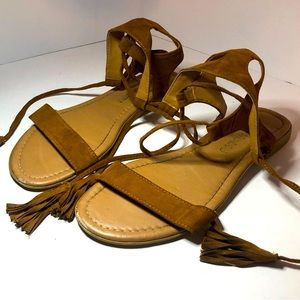 Dirty Laundry Brown Ankle Strap Gladiator Style Sandals Women’s Size 7.